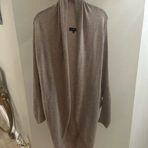 Theory Tan Women's Cashmere Cardigan
